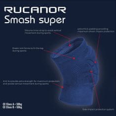 Rucanor Smash SUPER chránič kolen černá S