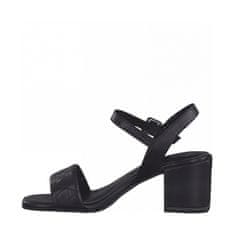 Marco Tozzi černé elegantní otevřené sandály 37