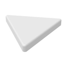 Elasto Magnet "Trojúhelník", Bílá