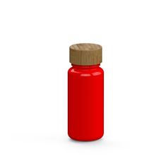 Elasto Láhev na pití "Natural" čirá-transparentní, 0,4 l, Červená