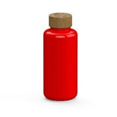 Elasto Láhev na pití "Natural" čirá-transparentní, 1,0 l, Červená