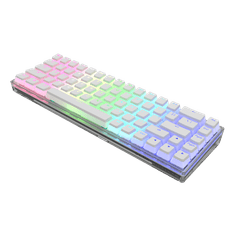 Dark Project Klávesnice KD68B Transparent White, Pudding, G3MS Sapphire Switch, US