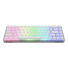 Dark Project Klávesnice KD68B Transparent White, Pudding, G3MS Sapphire Switch, US