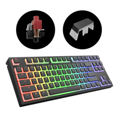 Dark Project Klávesnice KD87A Pudding, Red Switch, US