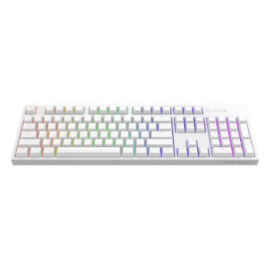 Dark Project Klávesnice One KD104A White, Yellow Switch, US