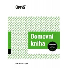 Optys 1289 - Domovní kniha, 11,5 x 14,8 cm, 2 x 50 listů NCR - 2 balení