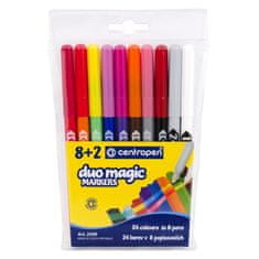 Centropen popisovače Duomagic 2599/10 v etui - 2 balení