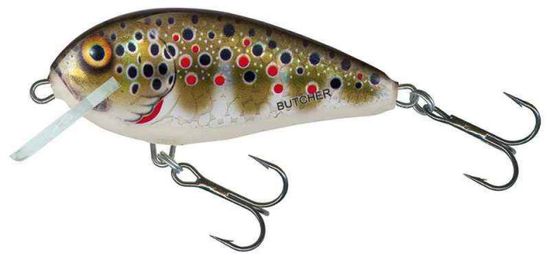 Salmo Salmo rybářské woblery Butcher sinking 5cm/7g Holographic Brown Trout