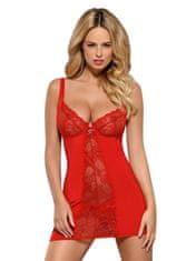 Obsessive Košilka Heartina chemise - Obsessive červená S/M