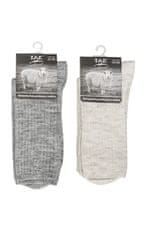 Gemini Pánské netlačící ponožky Tak Natural Wool 1078 tmavě šedá 44-46