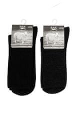 Gemini Pánské netlačící ponožky Tak Natural Wool 1078 tmavě šedá 44-46