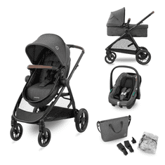 Maxi-Cosi Zelia S Trio kočárek 3v1 Dark Grey