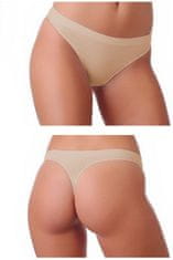 Gatta Dámská tanga 1444s Nini beige - GATTA Béžová XL