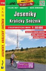 Jeseníky Kralický Sněžník 1:60 000 - 118 cykloturistická m.