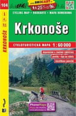 Krkonoše 1:60 000 - 104 cykloturistická m.