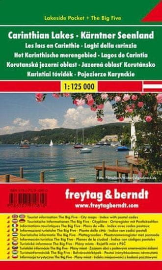 Freytag & Berndt LSP 2 Korutanská jezera 1:125 000 kapesní lamino / automapa