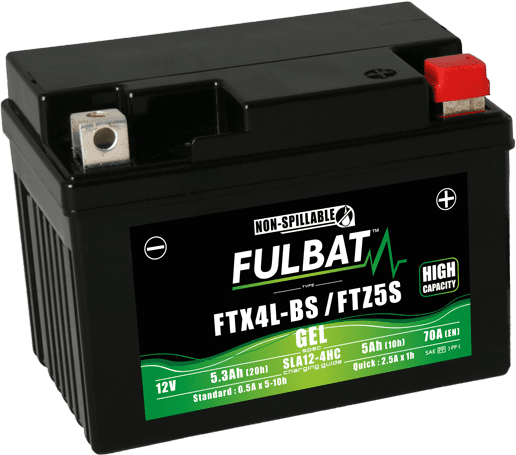 Fulbat Gelový akumulátor FULBAT FTX4L-BS / FTZ5S GEL (YTX4L-BS / YTZ5S)