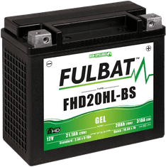 Fulbat Gelový akumulátor FHD20HL-BS GEL (Harley.D) (YHD20HL-BS GEL)