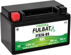 Fulbat Gelový akumulátor FTX7A-BS GEL (YTX7A-BS GEL)