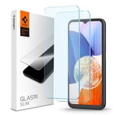 Spigen Tvrzené sklo Spigen Glass.TR Slim 2BALENÍ Samsung Galaxy A14 5G Clear