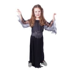 Rappa Dětský kostým černá čarodějnice (M)