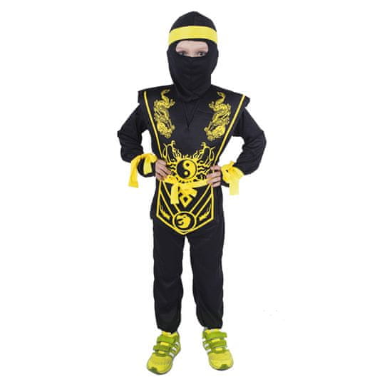 Rappa Dětský kostým žlutý ninja (M)