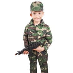 Rappa Dětský kostým voják Woodland (S)