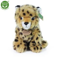 Rappa Plyšový gepard sedící 25 cm ECO-FRIENDLY