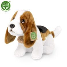 Rappa Plyšový basset 32 cm ECO-FRIENDLY