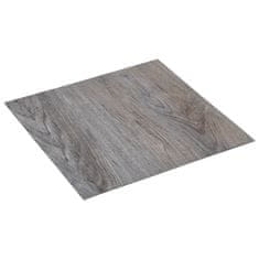 Vidaxl Samolepicí podlahové desky 5,11 m2 PVC světle hnědé
