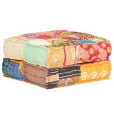 Vidaxl Pouf 60 x 70 x 36 cm patchwork textil