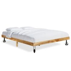 Greatstore Rám postele masivní mangovníkové dřevo 200 x 200 cm