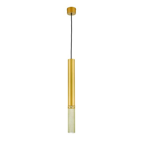 ACA ACA Lighting závěsné svítidlo 1XGU10 DOHA zlatá kov IP20 D6XD8XH187CM YL22291PLG