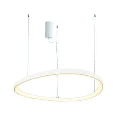 ACA ACA Lighting závěsné svítidlo LED 74W 3000K 6500lm HARMONY bílá hliník IP20 D80XH120CM BR97LEDP80WH