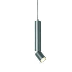 ACA ACA Lighting závěsné svítidlo 1XGU10 BABEL šedá kov IP20 D5,6XD8XH140CM RA3551PGY