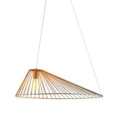 ACA ACA Lighting závěsné svítidlo 1xE27 CAPPELLO zlatá černá 60X40120CM OD91681PG