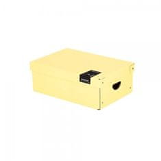 Karton PP Krabice lamino malá PASTELINI žlutá