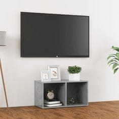 Vidaxl TV stolek betonově šedý 72 x 35 x 36,5 cm kompozitní dřevo