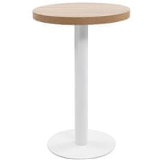 Vidaxl Bistro stolek světle hnědý 50 cm MDF