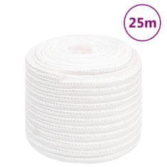 Vidaxl Lodní lano celobílé 16 mm 25 m polypropylen