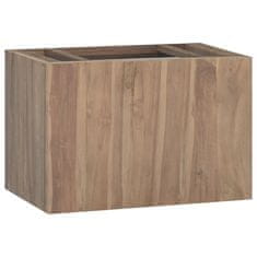 Vidaxl Nástěnná koupelnová skříňka 60 x 39 x 40 cm masivní teak