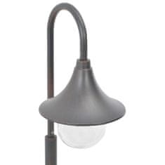 Vidaxl Zahradní sloupová lampa E27 120 cm hliník bronzová