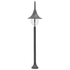 Vidaxl Zahradní sloupová lampa E27 120 cm hliník bronzová