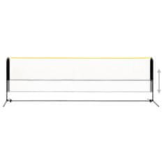 Vidaxl Nastavitelná badmintonová síť 500 x 103 x 94–158 cm kov