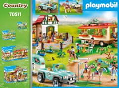 Playmobil 70511 Auto s přívěsem na poníky