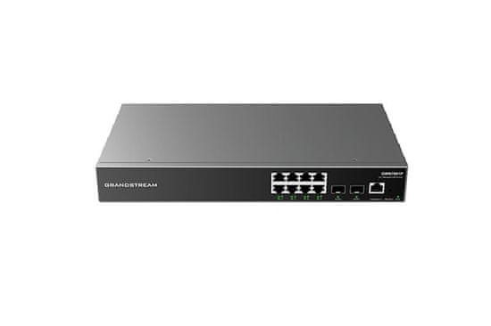 Grandstream GWN7801P Managed Network PoE Switch 8 1Gbps portů s PoE, 2 SFP porty