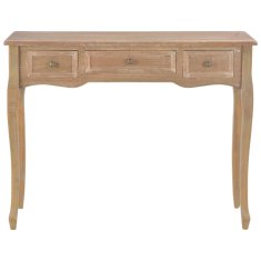 Vidaxl 280047 Dressing Console Table with 3 Drawers Brown