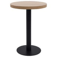 Vidaxl Bistro stolek světle hnědý 60 cm MDF