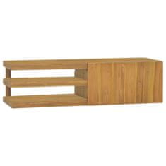 Vidaxl Nástěnná koupelnová skříňka 110 x 40 x 30 cm masivní teak