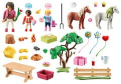 Playmobil 70997 Oslava narozenin na farmě s poníky